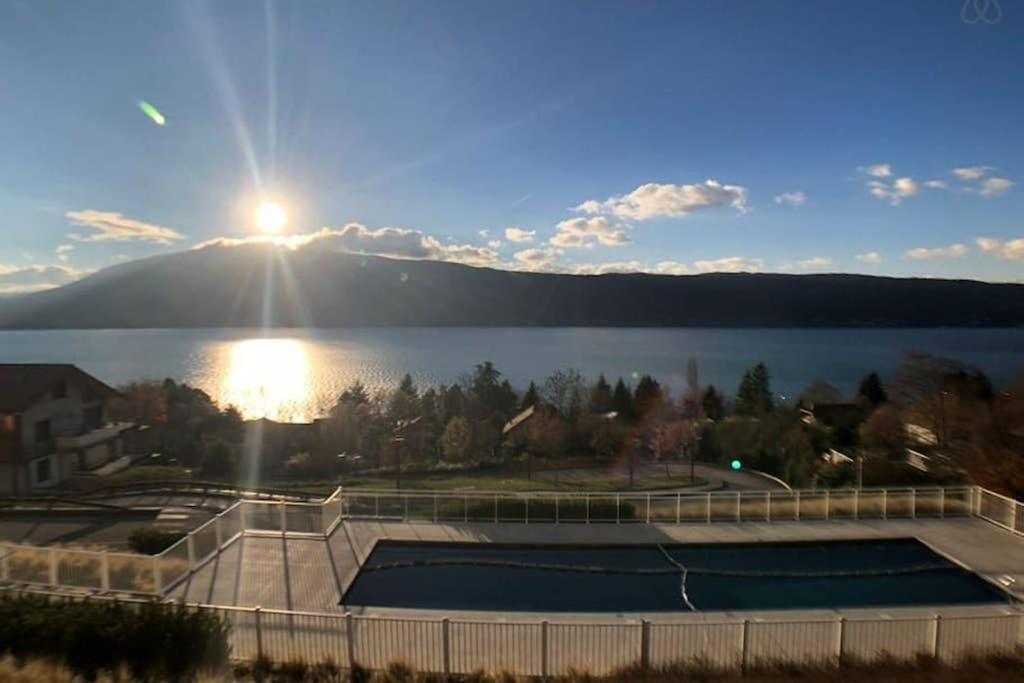 Roc & Lac - Terrasse Vue Lac, Piscine, Parking Veyrier-du-Lac Dış mekan fotoğraf